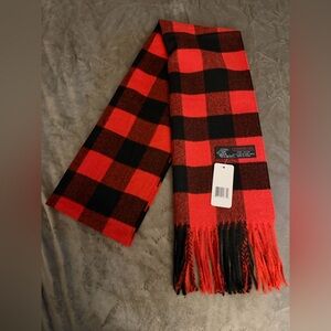 🆕 ❤️🖤Black and Red Cashmere feel scarf Christmas UNISEX